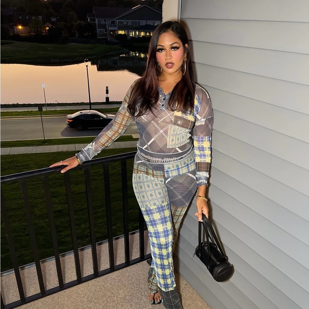 Ottolinger Ssense Exclusive Grey Plaid Two Piece Set
only worn ONCE